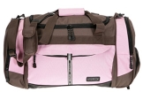 Sporttasche @VENTURE Fitness Tasche Sport Tasche PINK / BRAUN - 1